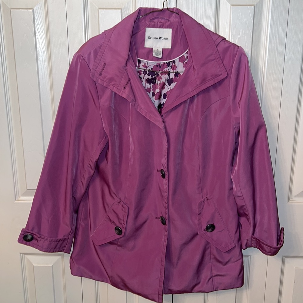 Studio Works Hooded Jacket Size Medium - image 8